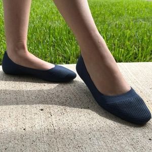 AllBirds Women's Tree Breezers Ballet Slip-On Flat Size 8.5 Navy Night